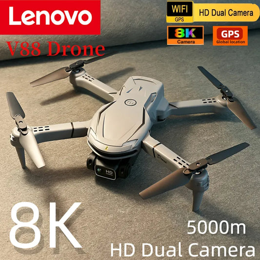 Lenovo Original V88 Drone 8K Professional HD Aerial Dual-Camera