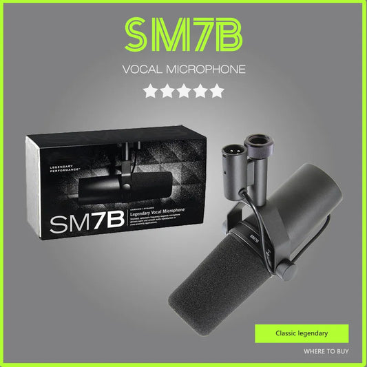 SM7B Cardioid Dynamic Microphone Sm7b 7B Studio Selectable Frequency