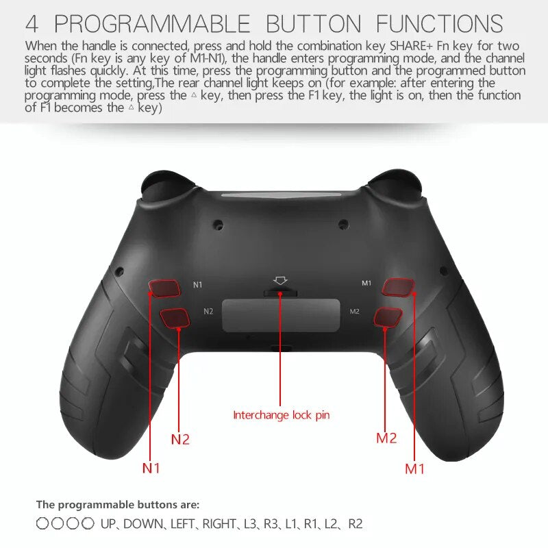 Controller For PS4 PS3 PS Playstation 4 3 PC Control